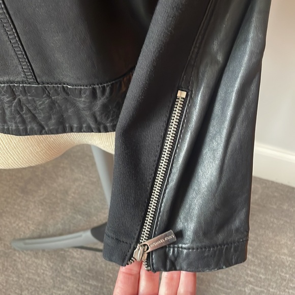 Michael Michael Kors vintage quilted leather jacket size large - Picture 3 of 12